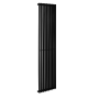 Вертикальный трубчатый радиатор Betatherm Quantum 1 1800×405 черный подк. №99