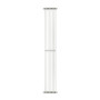 Дизайнерский вертикальный радиатор Metrum BM6 2180-30 1800/255 Белый Мат Ral 9016M подкл.99