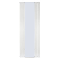 Дизайнерский вертикальный радиатор с зеркалом Mirror PE 1118/08 Белый Мат RAL9016 М 99