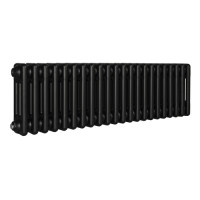 Горизонтальний радіатор Warm Well Column 3 300х1010мм чорний №34 