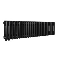 Горизонтальний радіатор Warm Well Column 3 300х1190мм чорний №88 