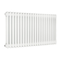 Горизонтальний радіатор Warm Well Column 3 575х1010мм білий №34 