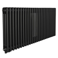 Горизонтальний радіатор Warm Well Column 3 575х1190 чорний №88 