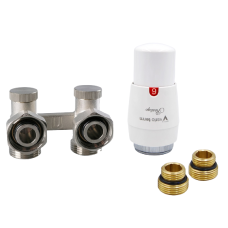 Комплект Standard тип V, термоголовка Prestige, угловой with nipples PRNYGS0206C/FK