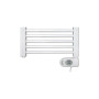 Електричний рушниковисушувач Zehnder Aura 1226 x 500, білий з програмованим теном