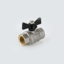 Кран шаровой усиленный VALTEC PERFECT VT.317 ручка бабочка вн.-вн.
