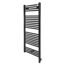 Електричний рушниковисушувач Zehnder Virando 500 x 1226, чорний матовий з чорним ТЕНом hots