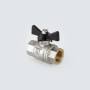 Кран шаровой усиленный VALTEC PERFECT VT.317 ручка бабочка вн.-вн.