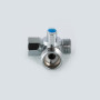 Трійник побутовий з кульовим краном VALTEC VT.256.N 1/2"x3/4"x1/2"