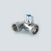 Трійник побутовий з кульовим краном VALTEC VT.256.N 1/2"x3/4"x1/2"