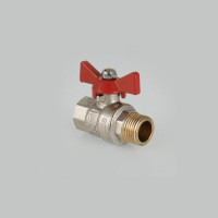 Кран кульовий ручка метелик VALTEC VT.218 вн.-зовн.