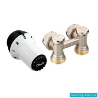 Комплект для нижнего подключения (бинокль) угловой Danfoss 013G5278