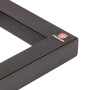 Електричний рушниковисушувач Terma Zigzag 1070 x 500 мм, чорний