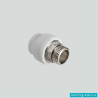Фитинг полипропиленовый под ключ с переходом на наружную резьбу VALTEC VTp.707.0