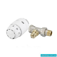 Прямой радиаторный клапан с термостатической головкой Danfoss 1/2 013G5142
