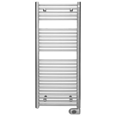Електричний полотенцесушитель Zehnder Aura 500 x 1226, хром з програмованим теном