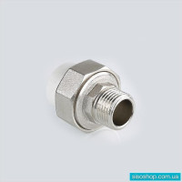 Фитинг разъемный полипропиленовый с переходом на наружную резьбу VALTEC VTp.761 амереканка