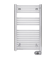 Електричний рушниковисушувач Zehnder Aura 500 x 906, хром з програмованим теном