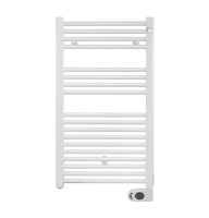 Електричний рушниковисушувач Zehnder Aura 500 x 906, білий з програмованим ТЕНом