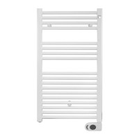 Електричний рушниковисушувач Zehnder Aura 500 x 906, білий з програмованим ТЕНом