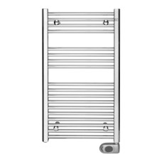 Електричний рушниковисушувач Zehnder Aura 500 x 906, хром з програмованим ТЕНом