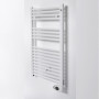 Електричний рушниковисушувач Zehnder Aura 906 x 500, білий з програмованим теном