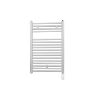 Zehnder Virando 786×500 білий — електрична рушникосушка з програмованим ТЕНом HOTS/HOT2, 600 Вт (AB-080-050-9016-HOTS-HID)