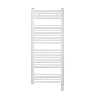 Zehnder Virando 1226×500 — електрична рушникосушка з ТЕНом HOTS/HOT2, чорна, 600 Вт, приховане/розетка (AB-120-050-9017-HOTS-HID)