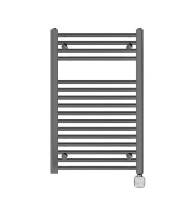 Електрична рушникосушка Zehnder Aura 775×500 (хром) з ТЕНом NEX HOME, 300 Вт, приховане/розетка — PBECN-080-050-NEX-HID.