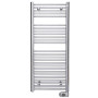 Електрична рушникосушка Zehnder Aura 1226×500 — хром, MUSA Eco 300 Вт