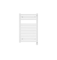 Zehnder Aura 775×500 (білий) — електрична рушникосушка з ТЕНом NEX HOME 600 Вт, приховане/розетка, PBEN-080-050-9016-NEX-HID.