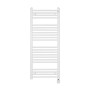 Електрична рушникосушка Zehnder Aura 1217×500 — хром, NEX HOME 600 Вт