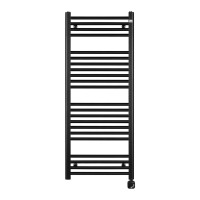 Zehnder Aura 1217×500 — електрична рушникосушка (хром) з ТЕНом HEC 1.0, 600 Вт (PBECN-120-050-HEC-HID)