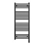 Електрична рушникосушка Zehnder Aura 1217×500 — чорна, NEX HOME 600 Вт