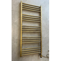 Полотенцесушитель электрический Terma Fiona Brushed Brass, ТЭН ONE